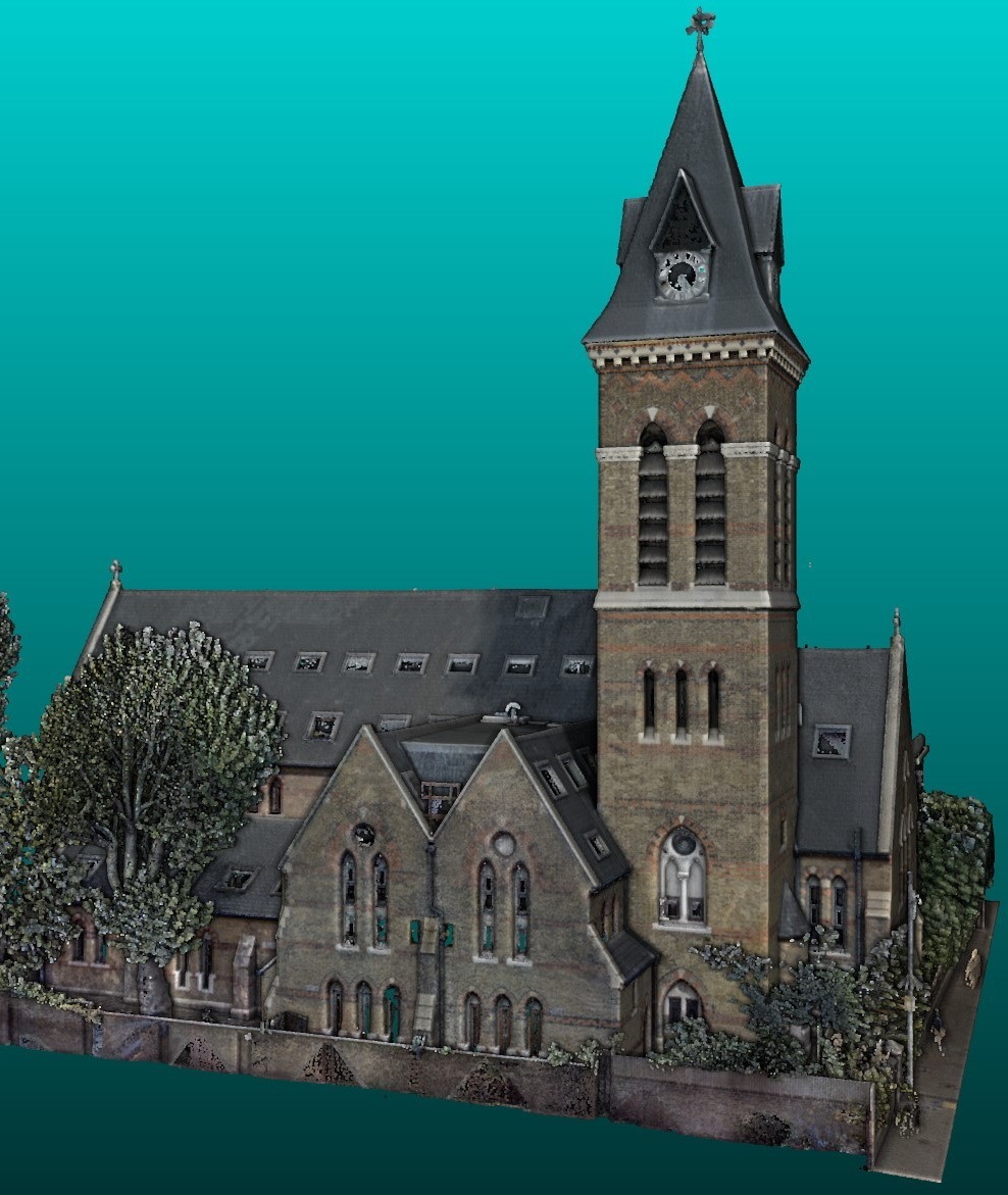 church point cloud survey